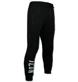 True Rise  ICON  Joggingpakken Heren  - Trainingspakken  - Huispakken Heren Volwassenen -  11759 - Wit/Zwart