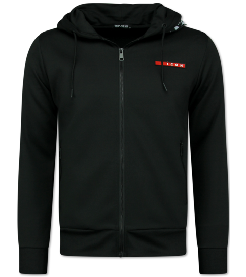 True Rise  ICON Trainingspakken  - Joggingpakken Heren - Huispakken Heren Volwassenen -  11759 - Zwart