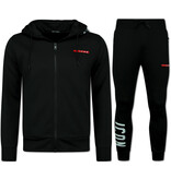 True Rise  ICON Trainingspakken  - Joggingpakken Heren - Huispakken Heren Volwassenen -  11759 - Zwart