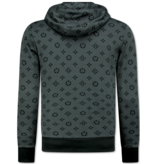 True Rise Trainingspak Heren - Joggingpak Heren Volwassenen - Huispak Heren - Twinset - 5036 - Grijs