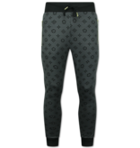 True Rise Trainingspak Heren - Joggingpak Heren Volwassenen - Huispak Heren - Twinset - 5036 - Grijs