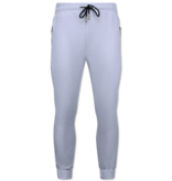 True Rise Vrijetijdspak Heren - Trainingspak Heren - Joggingpak Heren Volwassenen - 5035 - Wit