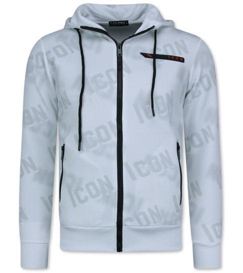 TopStar ICON Twinset - Trainingspakken Heren - Joggingpak Heren Volwassenen - Huispak -  3790 - Wit