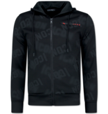 True Rise ICON Joggingpak Heren  - Trainingspakken Heren - Tracksuit Heren -  3790 - Zwart