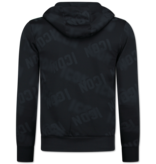 True Rise ICON Joggingpak Heren  - Trainingspakken Heren - Tracksuit Heren -  3790 - Zwart