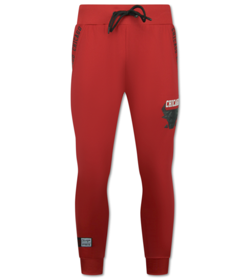 True Rise Chicago Bull Trainingspakken Heren  - Joggingpak Heren - Huispak Heren Volwassenen - 5231 - Rood