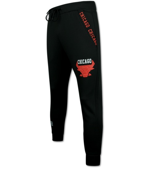 True Rise Bull Huispak Heren Volwassenen - Chicago Trainingspakken Heren -  Joggingpak Heren - 5231 - Zwart