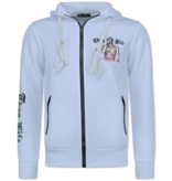 True Rise 2Pac Joggingpak Heren  - Tupac Trainingspakken Heren - Huispak Heren Volwassenen - 3390 - Wit