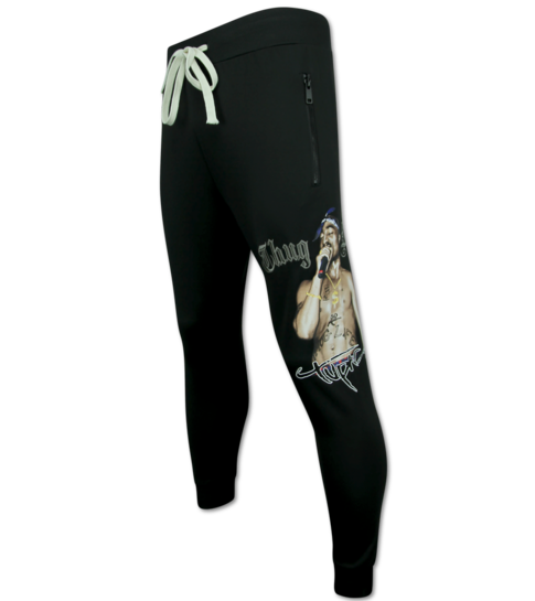 True Rise Tupac Trainingspakken Heren - Joggingpak Heren  2Pac- Huispak Heren - 3390 - Zwart