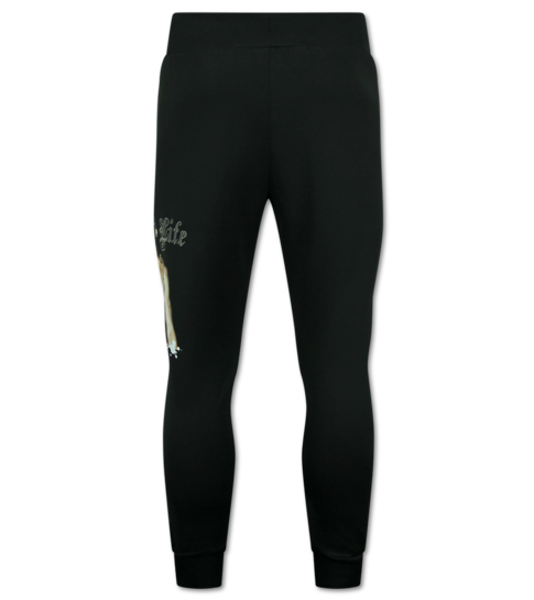 True Rise Tupac Trainingspakken Heren - Joggingpak Heren  2Pac- Huispak Heren - 3390 - Zwart