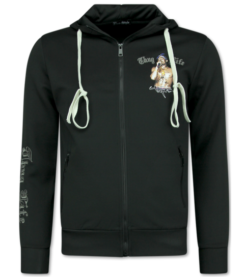 TopStar Tupac Trainingspakken Heren - Joggingpak Heren  2Pac- Huispak Heren - 3390 - Zwart