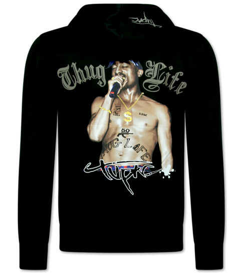 True Rise Tupac Trainingspakken Heren - Joggingpak Heren  2Pac- Huispak Heren - 3390 - Zwart