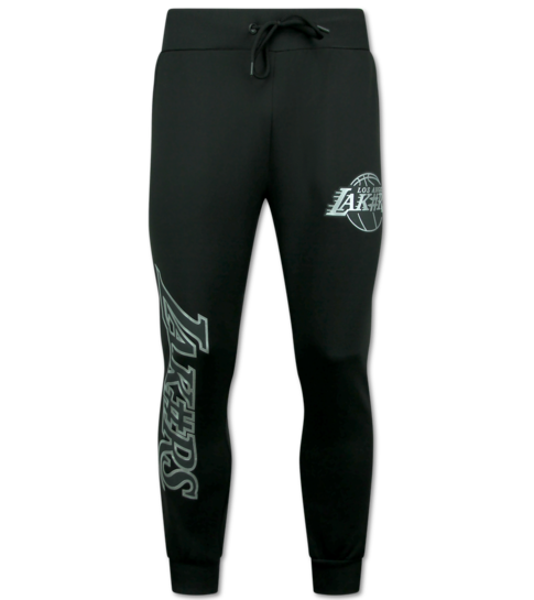 True Rise Lakers Trainingspakken Heren - Lakers Joggingpak Heren  - Huispak Heren Volwassenen - 3793 - Zwart/Zilver