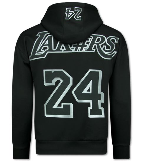True Rise Lakers Trainingspakken Heren - Lakers Joggingpak Heren  - Huispak Heren Volwassenen - 3793 - Zwart/Zilver