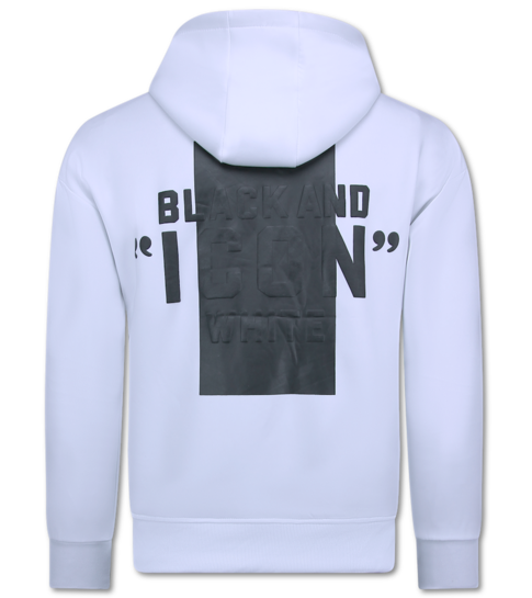 TopStar ICON Trui Twinset Zwarte Print - Joggingpak Heren Volwassenen - Trainingspakken Heren - Huispak -  3789 - Wit