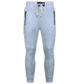 True Rise Joggingpak Volwassenen  - Trainingspak Heren - Twinset Heren - 3956 - Wit