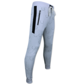 True Rise Joggingpak Volwassenen  - Trainingspak Heren - Twinset Heren - 3956 - Wit