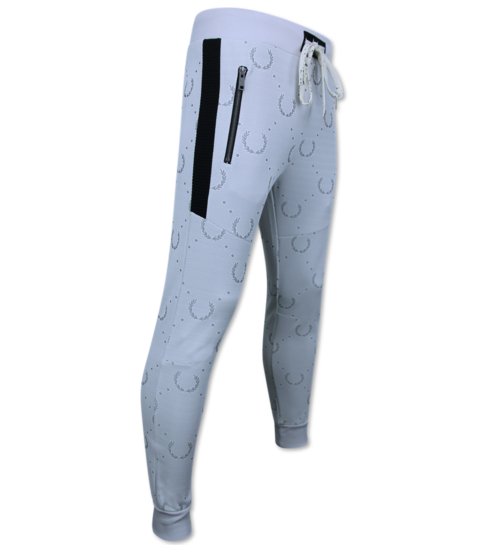 True Rise Joggingpak Volwassenen  - Trainingspak Heren - Twinset Heren - 3956 - Wit
