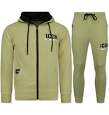 TopStar Joggingpak ICON -  Trainingspak Heren - Huispak Heren Volwassenen -  3877 - Bruin