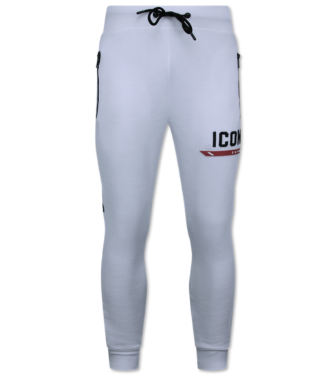 True Rise Huispak ICON -  Trainingspak Heren - Joggingpak Heren Volwassenen -  3877 - Wit