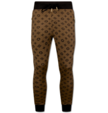 TopStar  Twinset - Trainingspak Heren - Joggingpak Heren Volwassenen - Huispak Heren - 5036 - Bruin