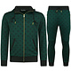 Joggingpak Heren Volwassenen - Trainingspak Heren - Huispak Heren - Twinset - 5036 - Groen