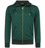 True Rise Joggingpak Heren Volwassenen - Trainingspak Heren - Huispak Heren - Twinset - 5036 - Groen