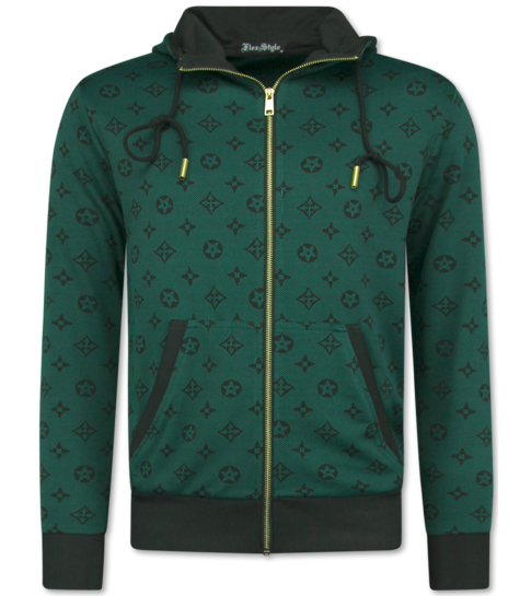 True Rise Joggingpak Heren Volwassenen - Trainingspak Heren - Huispak Heren - Twinset - 5036 - Groen