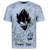 Top Star Twinset Dragon Ball - Zomerset Heren -  Co ord set  Dragon Ball - Combisets - 1681 - Wit