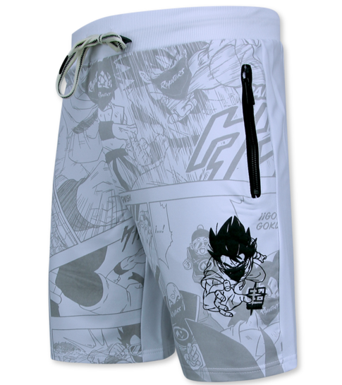 Top Star Twinset Dragon Ball - Zomerset Heren -  Co ord set  Dragon Ball - Combisets - 1681 - Wit