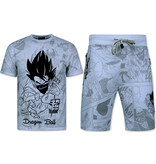 Top Star Twinset Dragon Ball - Zomerset Heren -  Co ord set  Dragon Ball - Combisets - 1681 - Wit