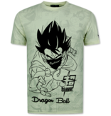 Top Star Twinset Dragon Ball - Zomerset Heren -  Co ord set  Dragon Ball - Combisets - 1688 - Beige