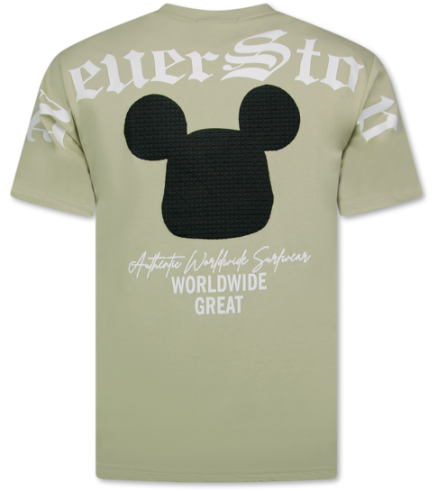 Top Star Heren Tshirt met Opdruk  - T shirt Heren Grappig - Funny Shirt  - 700 - Bruin