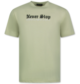 Top Star Heren Tshirt met Opdruk  - T shirt Heren Grappig - Funny Shirt  - 700 - Bruin