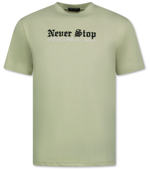 Top Star Heren Tshirt met Opdruk  - T shirt Heren Grappig - Funny Shirt  - 700 - Bruin
