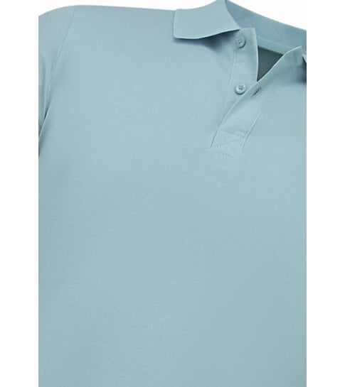 True Rise Poloshirt - Poloshirts Heren Korte Mouw - Poloshirt Heren - Slim Fit - A150 - Licht Blauw