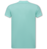 New Ment Polo Heren - Poloshirts Heren Korte Mouw - Herenpolo - Slim Fit - A150 - Mint Groen