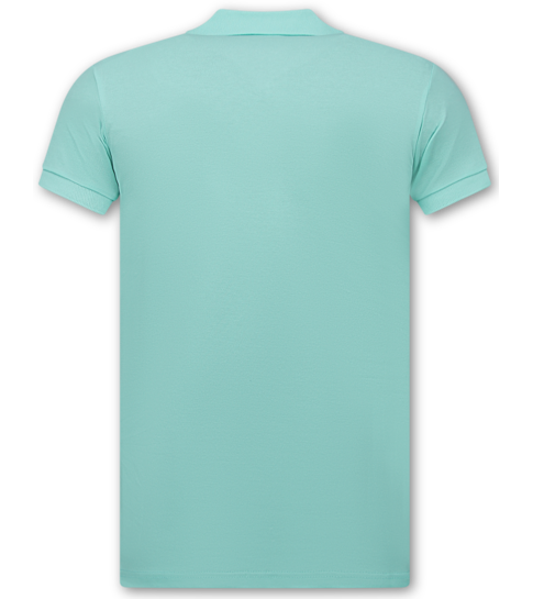 New Ment Polo Heren - Poloshirts Heren Korte Mouw - Herenpolo - Slim Fit - A150 - Mint Groen