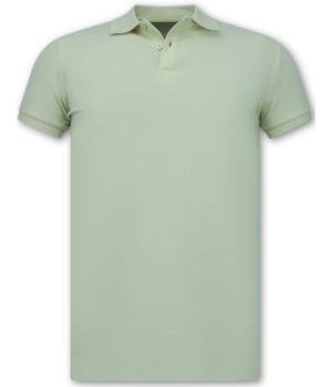 New Ment Polo Shirt Heren - Heren Poloshirts Korte Mouw  - Polo Heren - Slim Fit - A150 - Beige