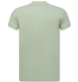 True Rise Polo Shirt Heren - Heren Poloshirts Korte Mouw  - Polo Heren - Slim Fit - A150 - Beige