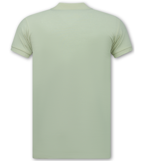 True Rise Polo Shirt Heren - Heren Poloshirts Korte Mouw  - Polo Heren - Slim Fit - A150 - Beige