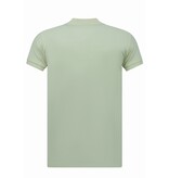 New Ment Polo Shirt Heren - Heren Poloshirts Korte Mouw  - Polo Heren - Slim Fit - A150 - Beige