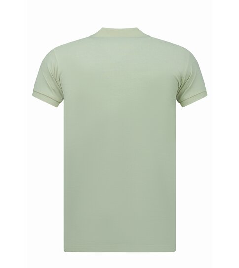 New Ment Polo Shirt Heren - Heren Poloshirts Korte Mouw  - Polo Heren - Slim Fit - A150 - Beige