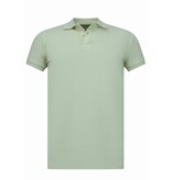 True Rise Polo Shirt Heren - Heren Poloshirts Korte Mouw  - Polo Heren - Slim Fit - A150 - Beige