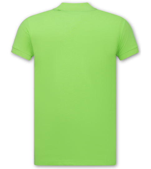 New Ment Poloshirt Heren - Heren Poloshirts Korte Mouw - Polo Heren - Slim Fit - A150 - Geel