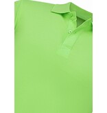 New Ment Poloshirt Heren - Heren Poloshirts Korte Mouw - Polo Heren - Slim Fit - A150 - Geel