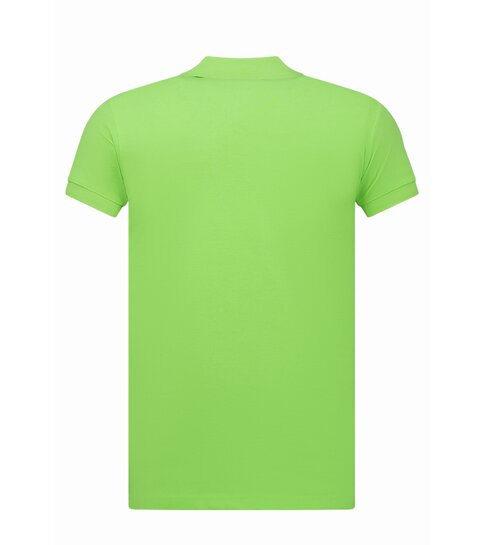 New Ment Poloshirt Heren - Heren Poloshirts Korte Mouw - Polo Heren - Slim Fit - A150 - Geel