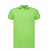 New Ment Poloshirt Heren - Heren Poloshirts Korte Mouw - Polo Heren - Slim Fit - A150 - Geel