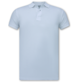 New Ment Herenpolo - Poloshirts Heren Korte Mouw - Polo Heren - Slim Fit - A150 - Wit