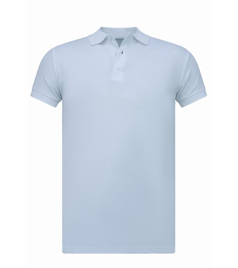 New Ment Herenpolo - Poloshirts Heren Korte Mouw - Polo Heren - Slim Fit - A150 - Wit